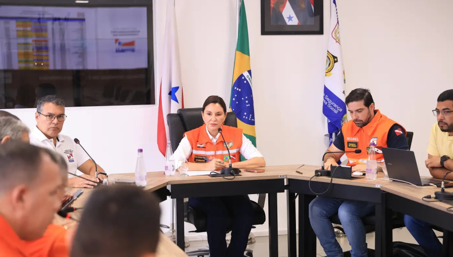 Governadora Hana Ghassan monitora impactos das chuvas e coordena ações de socorro no Pará