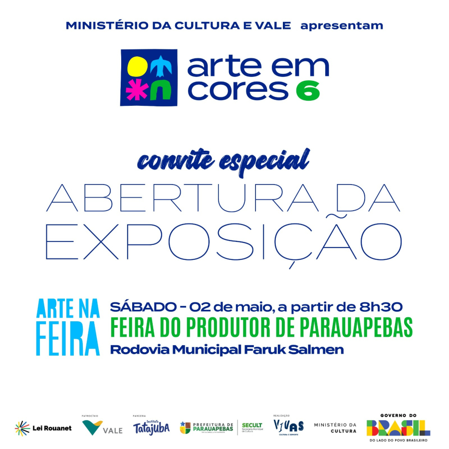 Arte em Cores reúne obras de artistas do Pará e do Maranhão em exposição na Feira do Produtor de Parauapebas