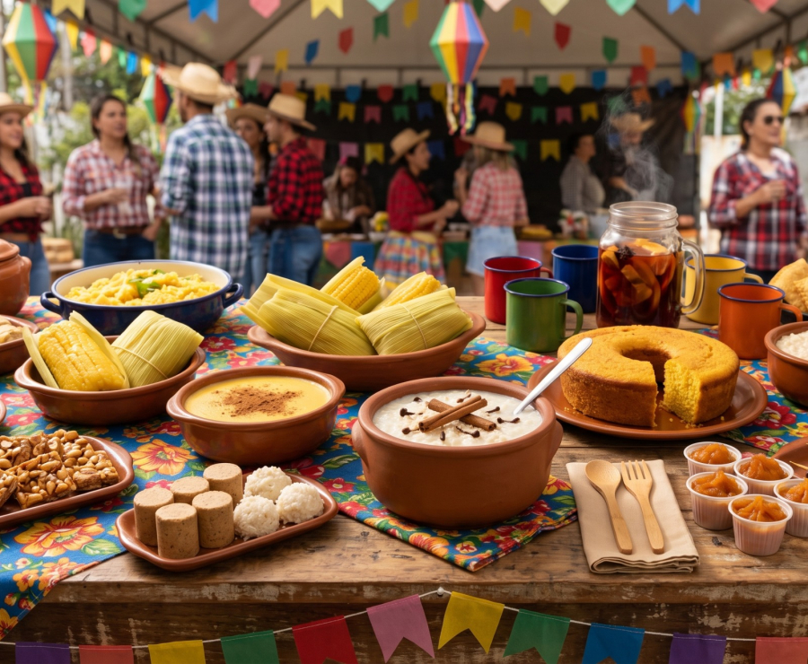 Comidas típicas de arraiá: como aproveitar as delícias juninas com equilíbrio e sem culpa?
